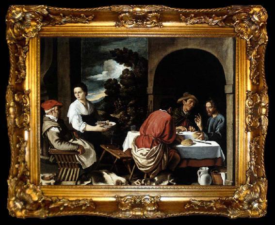 framed  ORRENTE, Pedro The Supper at Emmaus, ta009-2